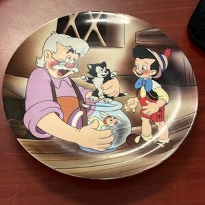 Pinocchio porcelain plate